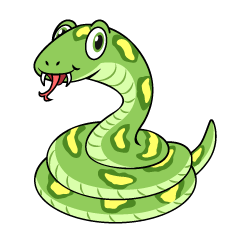 Serpiente Manchada Sonriente