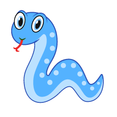 Serpiente Linda Azul