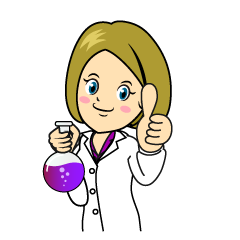 Thumbs up Female Scientist