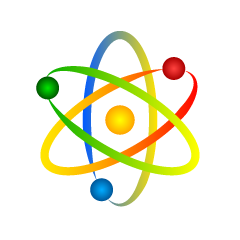 Colorful Atom