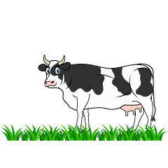 Vaca en Pastizal