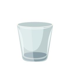 Short Glass Cup