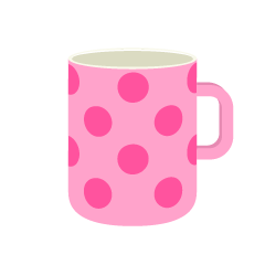 Pink Dot Cup