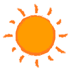 Sol Naranja Simple