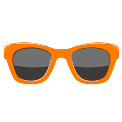 Orange Sunglasses