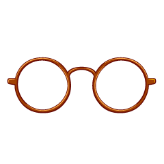 Copper Round Glasses