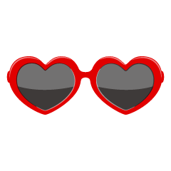 Red Heart Sunglasses