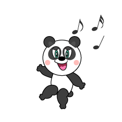 Panda cantando