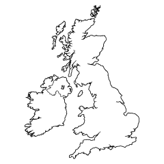 Uk and Ireland Map