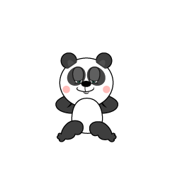 Panda dormido