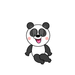 Panda relajante
