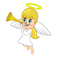 Angel Blowing Trumpet