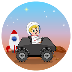 Rover on Mars