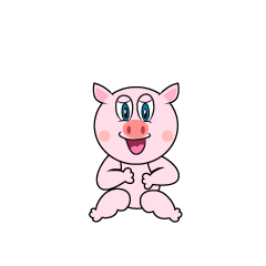 Laughing Pig