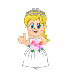 Bride Thumbs Up