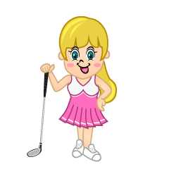 Girl Golfer