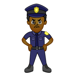 Angry Police Officer