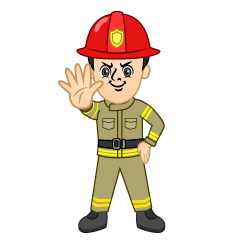 Stop Gesture Firefighter