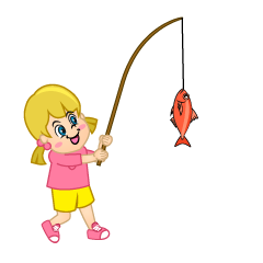 Girl Reeling Fish