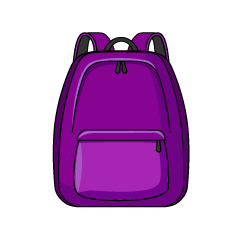 Purple Backpack