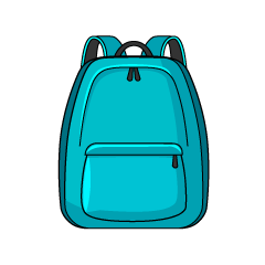 Light Blue Backpack