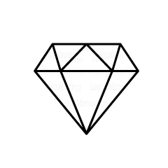 Simple Diamond from Side