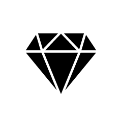 Simple Diamond from Side