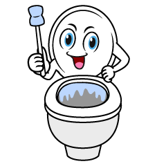 Cleaning Toilet Bowl