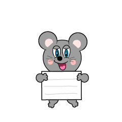 Mouse with a Board