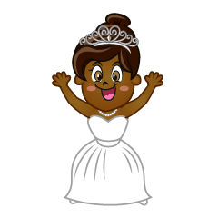 African American Bride Amazing
