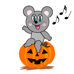 Ratón de Halloween