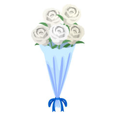 White Rose Bouquet