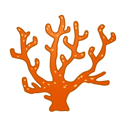 Simple Orange Coral