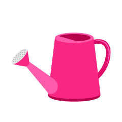 Pink Watering Can