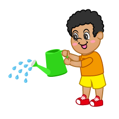 Kid Watering