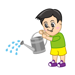 Child Watering