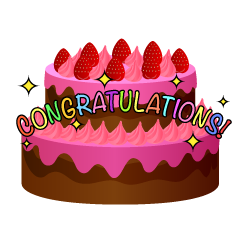 Congratulations Cake