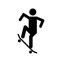 Jumping Skater Pictogram