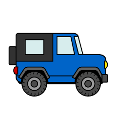 Blue Jeep