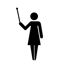 Explain Businesswoman Pictogram