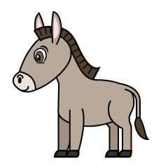 Taupe Donkey Side