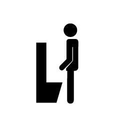 Men's Toilet Pictogram