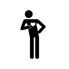 Suffer Heart Pictogram