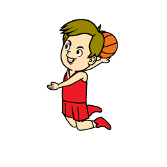 Junior Basketball Player