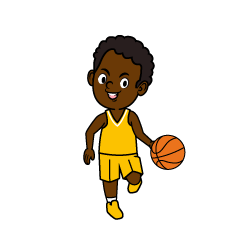 Boy Basketball Player