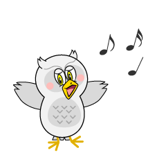 Singing White Owl