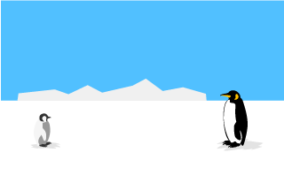 Gráficos de pingüinos para padres e hijos