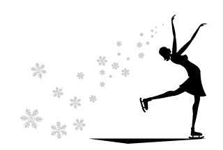 Snow Crystals and Figure Skating Graphics