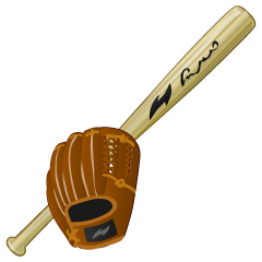 Baseball Bat and Glove