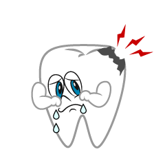 Crying Decayed Tooth